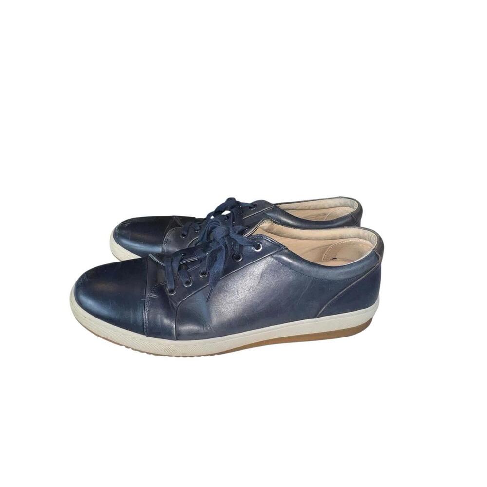 Joseph Abboud Carmel Men's Leather Sneakers Blue Size 12M Casual Dress Shoes